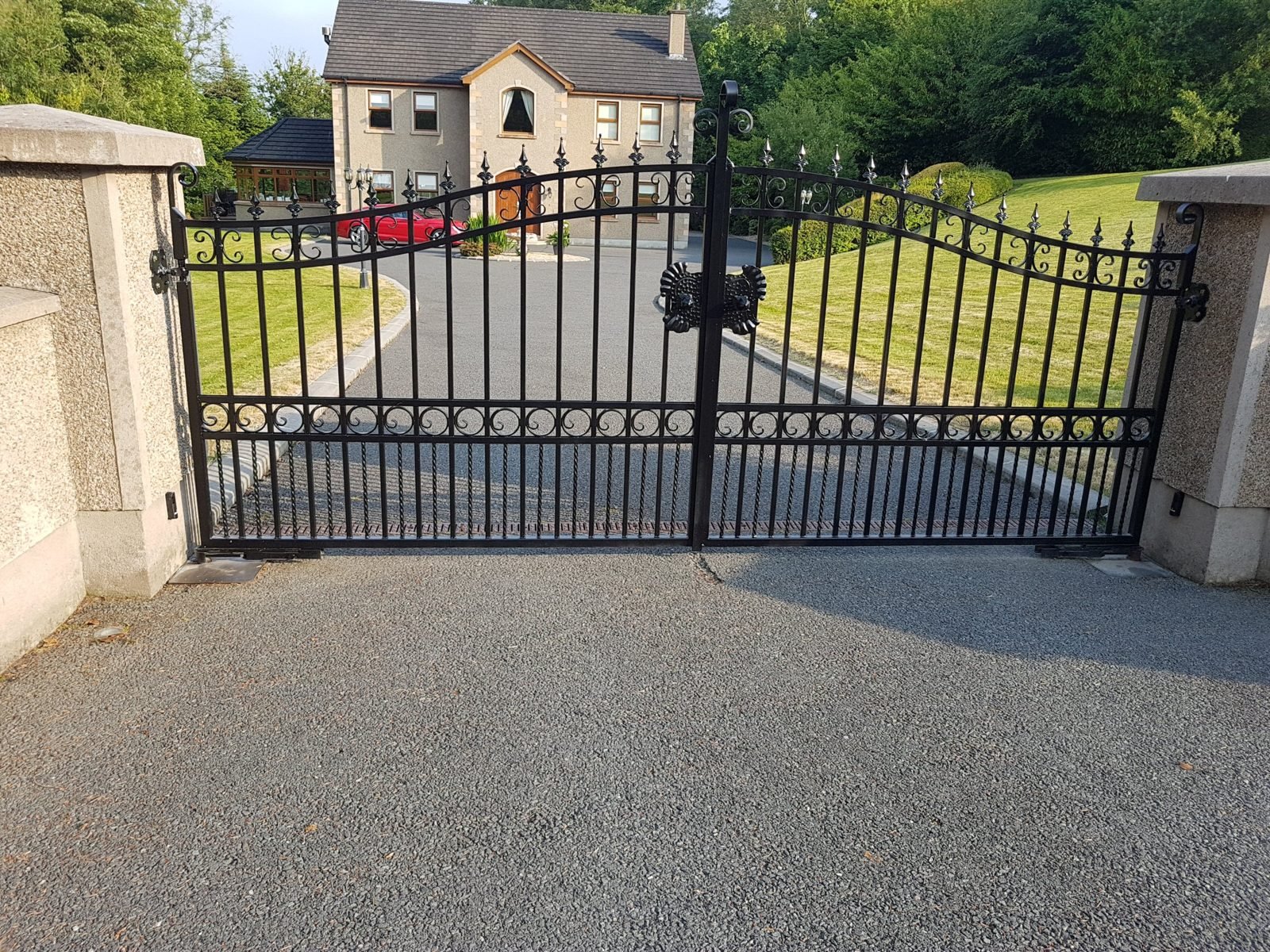 Railing-style gates like these for period homes in Belfast